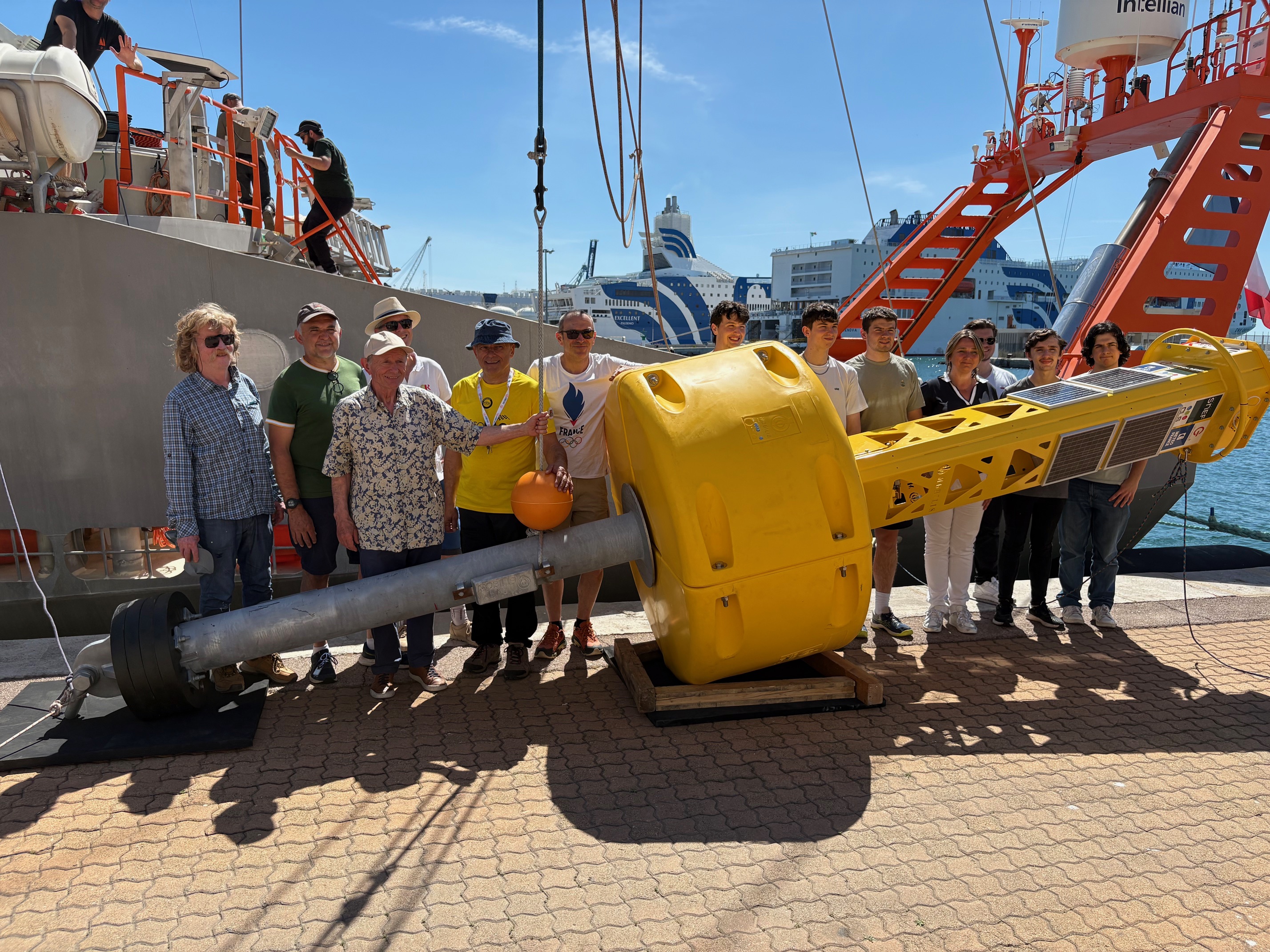arrivée à Sète pour les premiers essais